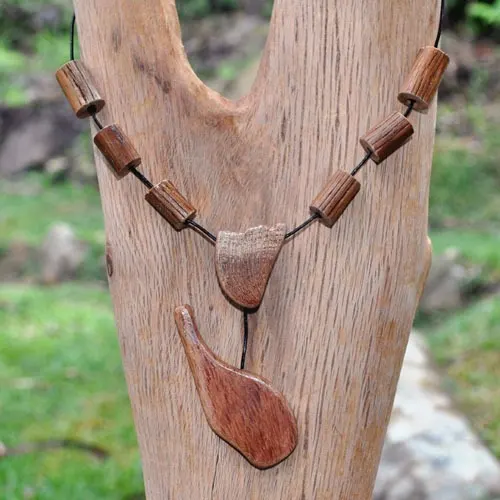 Custom made Sheoak wooden necklace