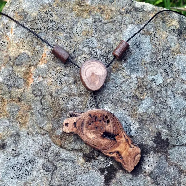Wooden Slice necklace