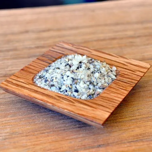 Small Forest Oak salt and pepper serving bowl