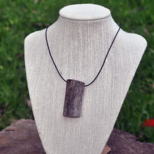 Eucalyptus Chunky block pendant external view side