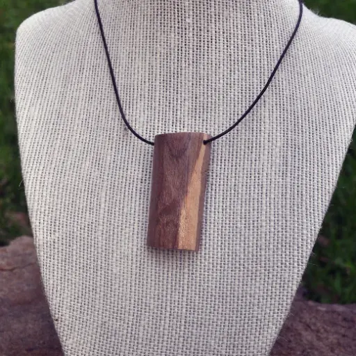 Eucalyptus Chunky block pendant internal view