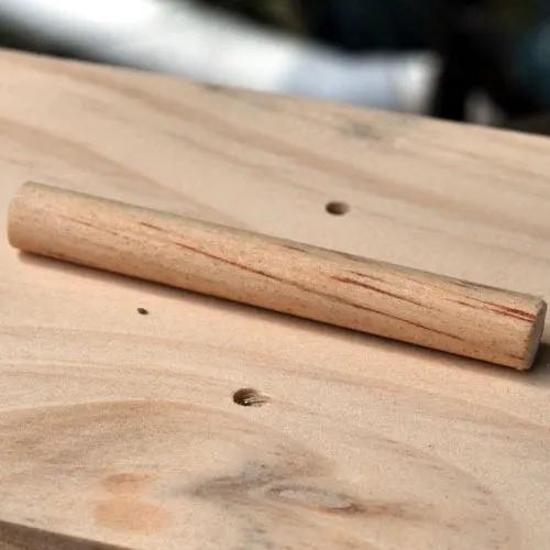 Prepare dowel