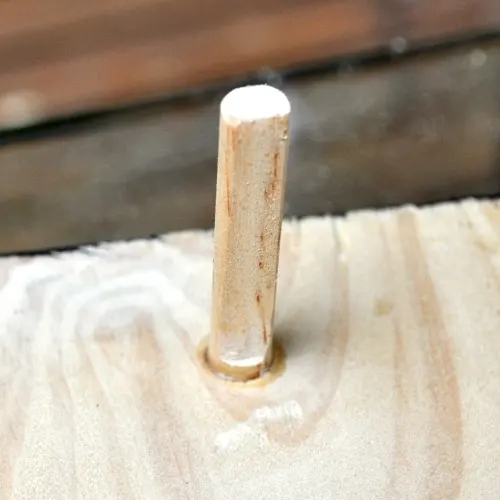 Sand dowel