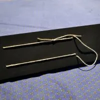 Thread string for hanging vase